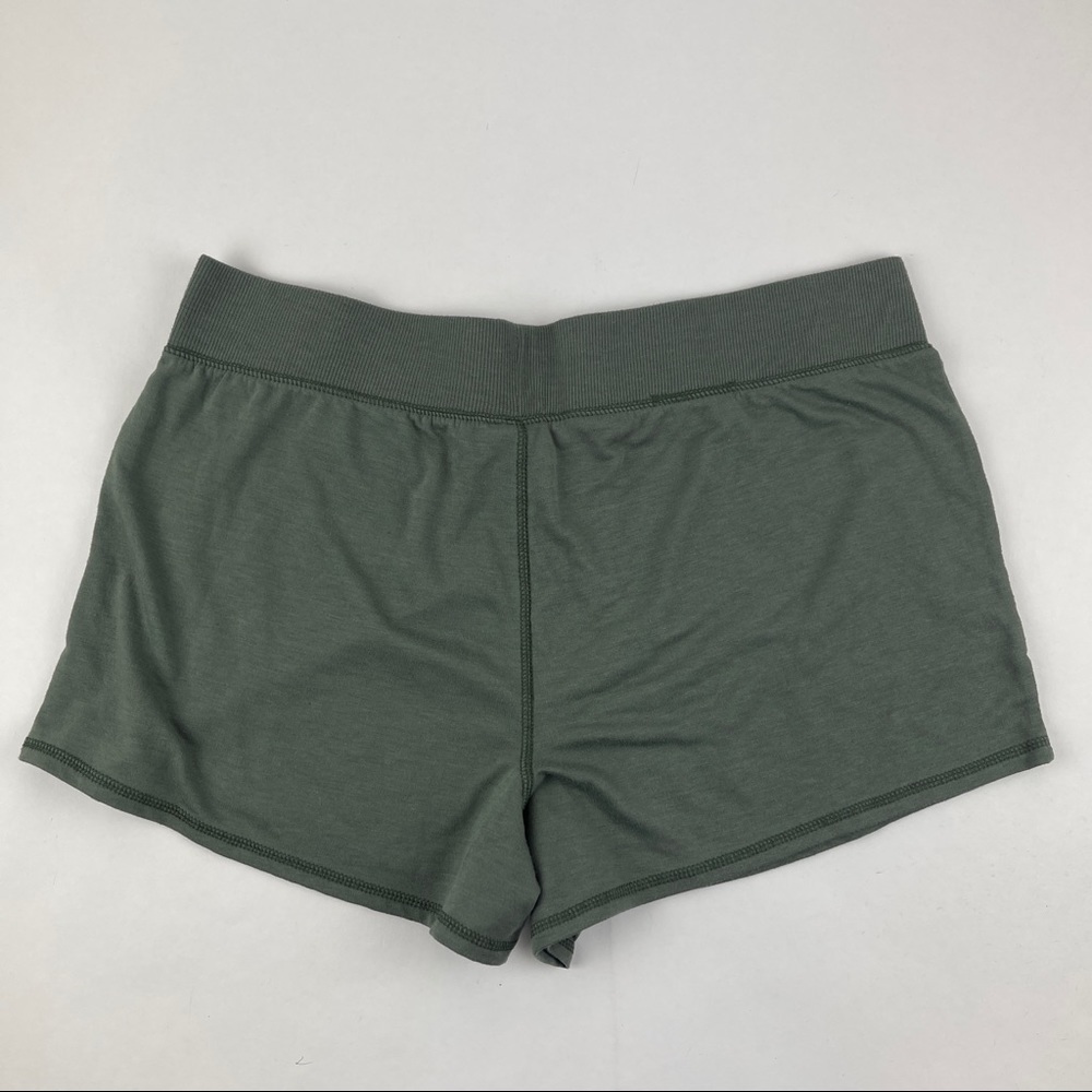 Athletic Works Shorts Womens XXL Green Elastic Waist Pockets - Picture 6 of 7